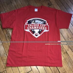 Grand Rapids Griffins 2013 Calder Cup Champions XL Red T-Shirt